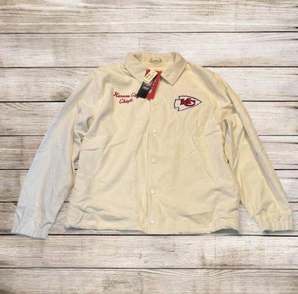 Ultra Game Kansas City Chiefs Corduroy Coach's Jacket
